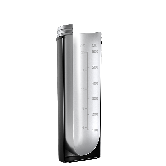 Insulated Steel Shaker Svart 750 ml