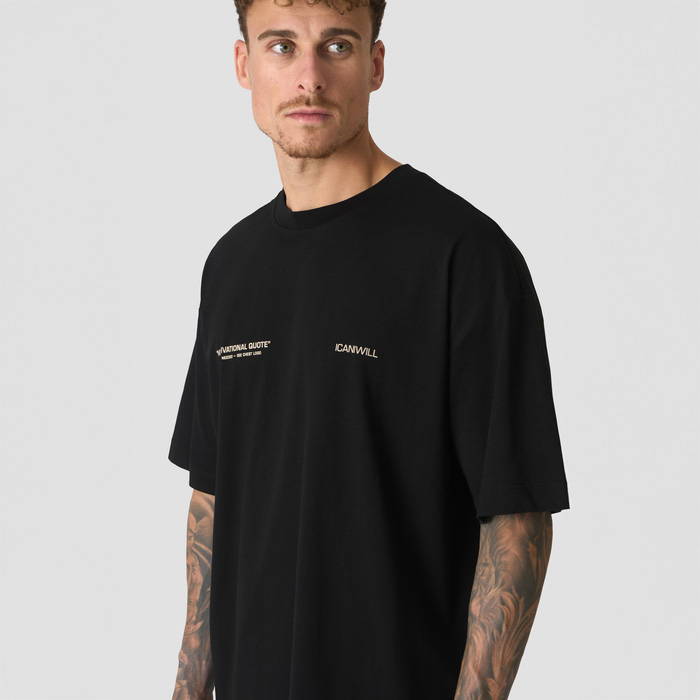 Everyday Oversized T‑shirt Print Svart