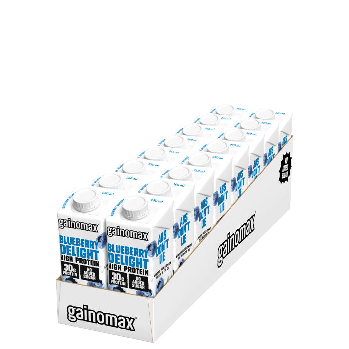 16 x High Protein Drink, 250 ml. Blueberry