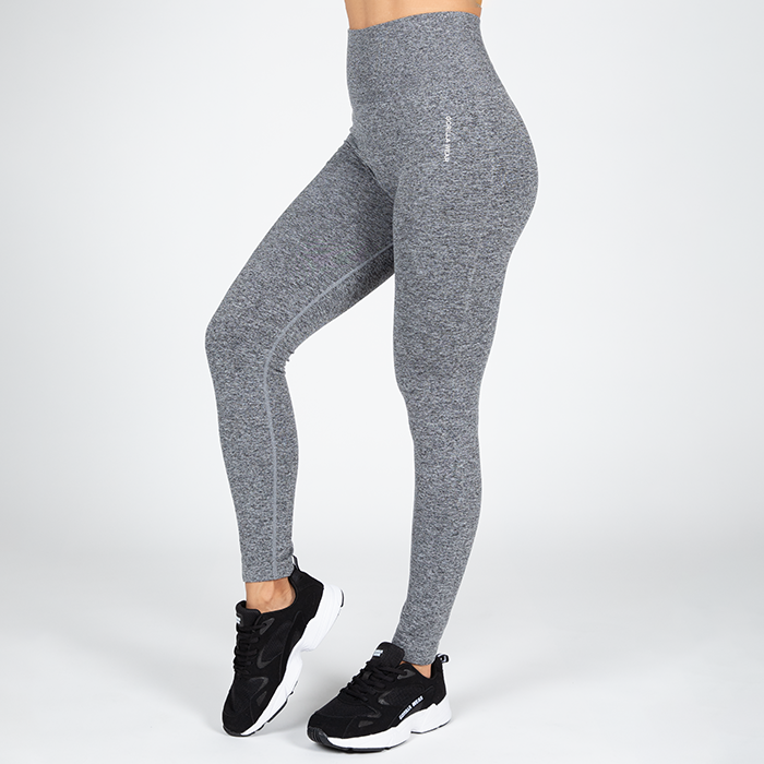 Bilde av Quincy Seamless Leggings, Grey Melange