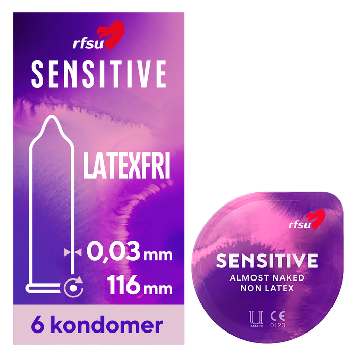RFSU Sensitive Kondomer 6-pakning