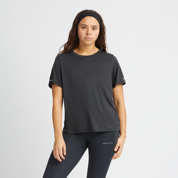 Women's Team Logo Tee S, Black