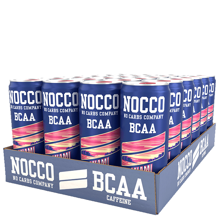 Bilde av 24 X Nocco Bcaa, 330 Ml, Miami Strawberry