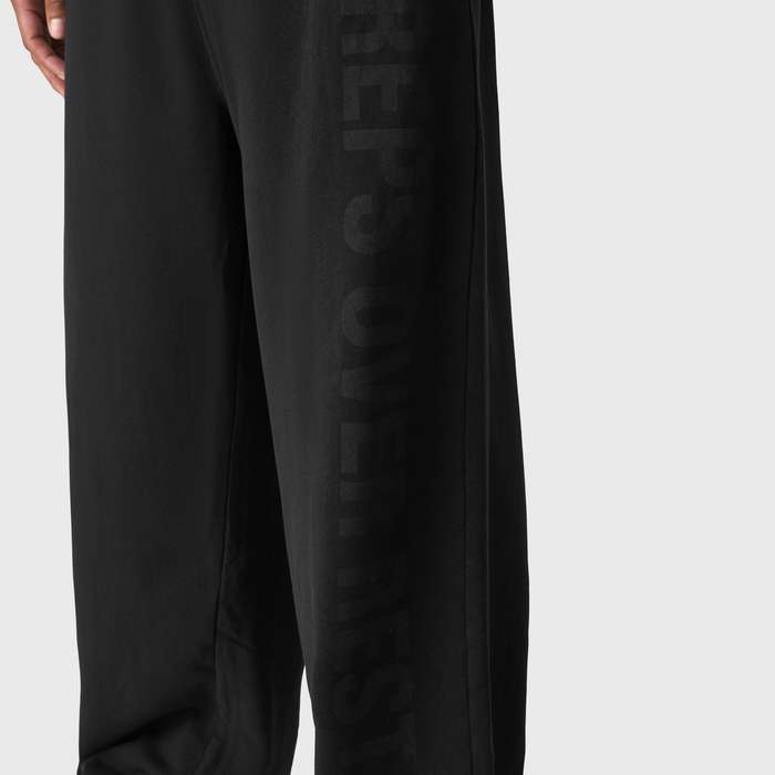 Grit Wide Pants, Stonewashed Black