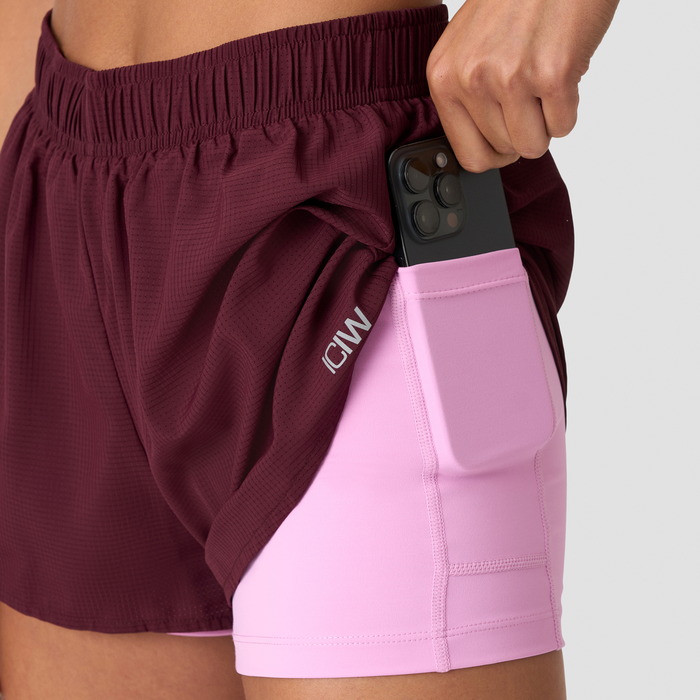 Mirage 2-i-1 Shorts M&oslash;rk Brun