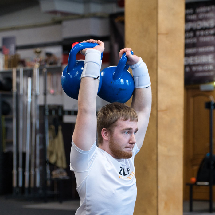 RX H&aring;ndleddst&oslash;tte Power Max Par Hvit