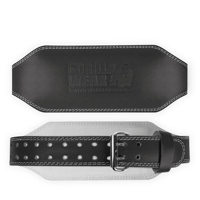 Bilde av 6 Inch Padded Leather Belt, Black/black