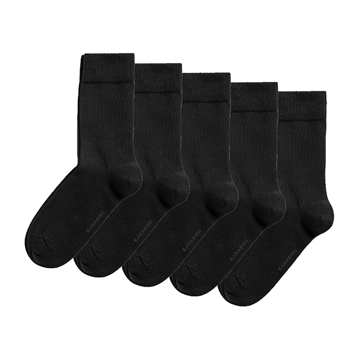 Bilde av 5-pack Essential Ankle Sock, Black, 36-40