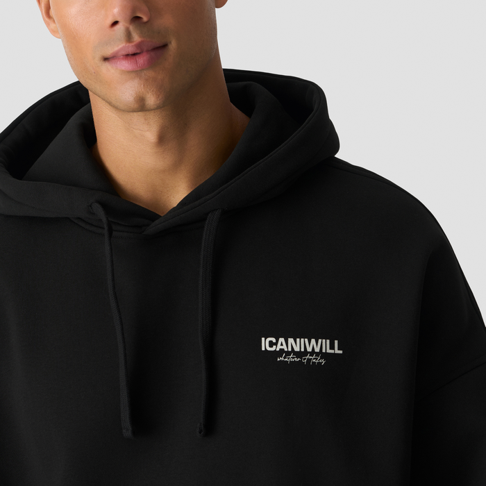 Everyday Relaxed Hoodie Svart