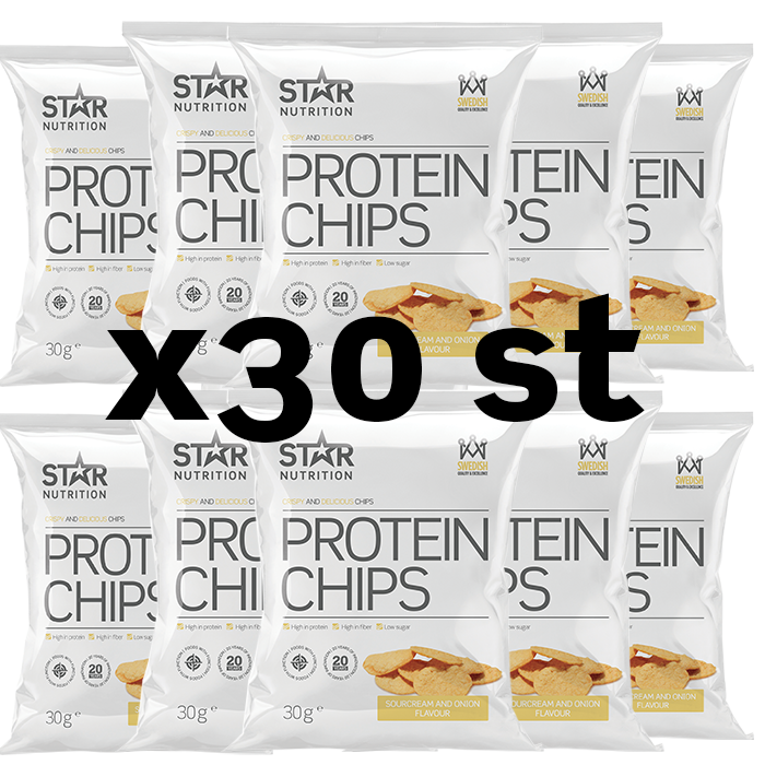 Bilde av 30 X Protein Chips, 30g, Big Buy