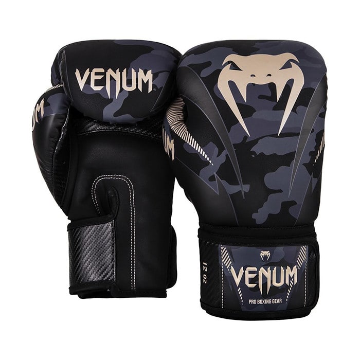 Bilde av Venum Impact Boxing Gloves, Dark Camo/sand