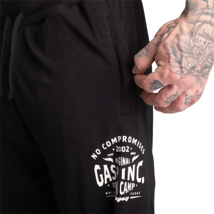 Gasp Inc Treningsbukser Svart Hvit