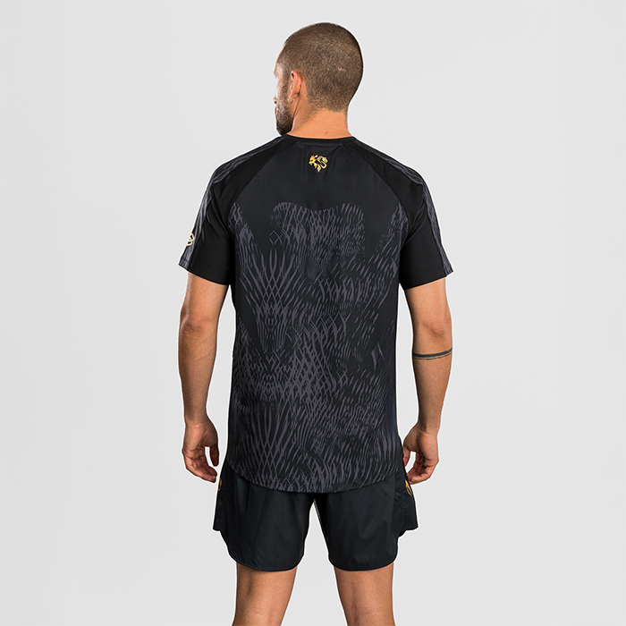 Venum X Chimaev Wild Borz Dry Tech T-skjorte Svart Gr&aring;