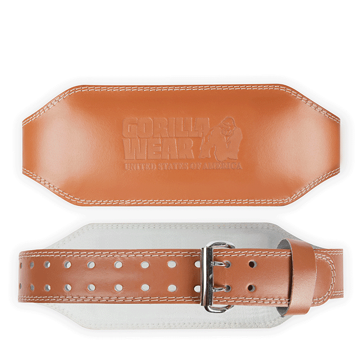 Bilde av 6 Inch Padded Leather Belt, Brown