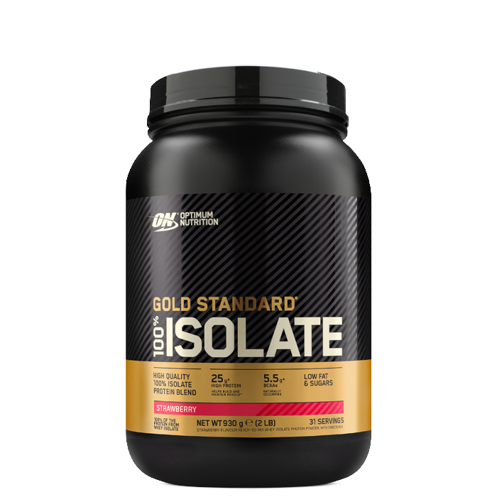 Gold Standard 100% Isolate Myseproteinisolat 930 g strawberry