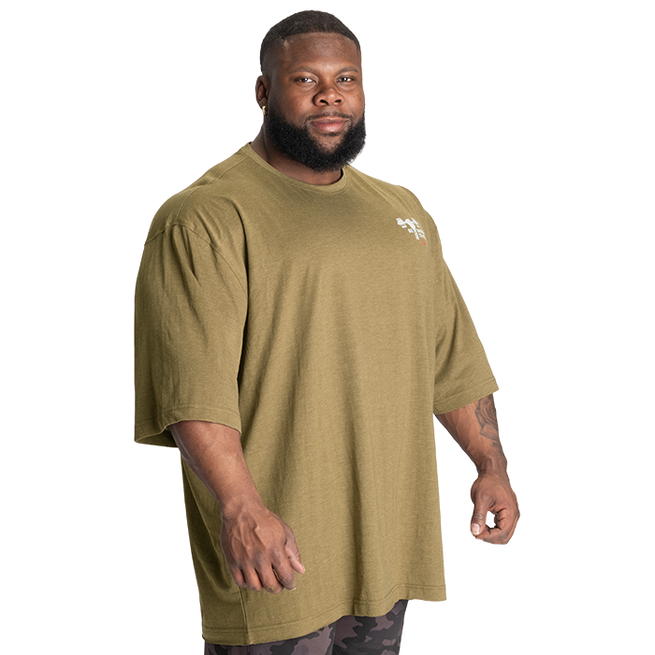 Harder To Kill Iron Tee, Army Green Melange