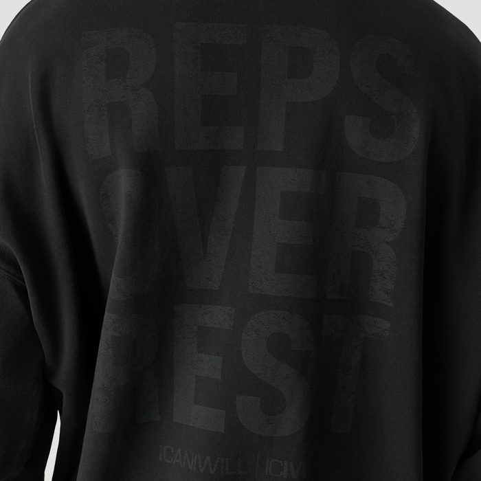 Grit Hoodie, Stonewashed Black