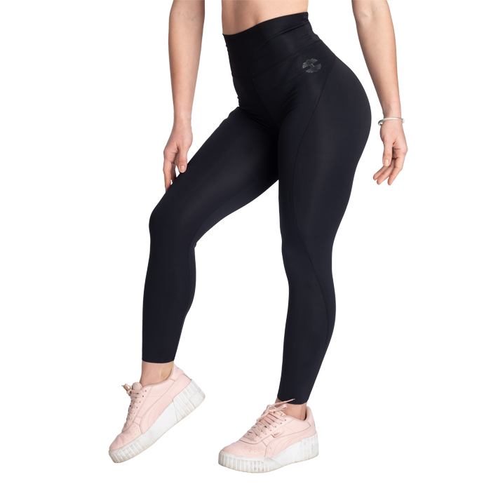 High Waist Leggings Svart