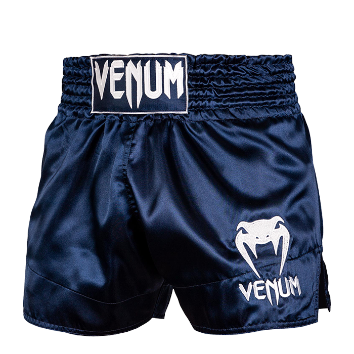 Bilde av Venum Classic Muay Thai Short Navy Blue/white