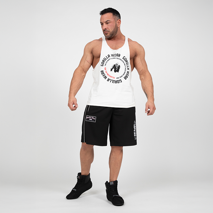 Marlow Mesh Shorts Svart Gr&aring;