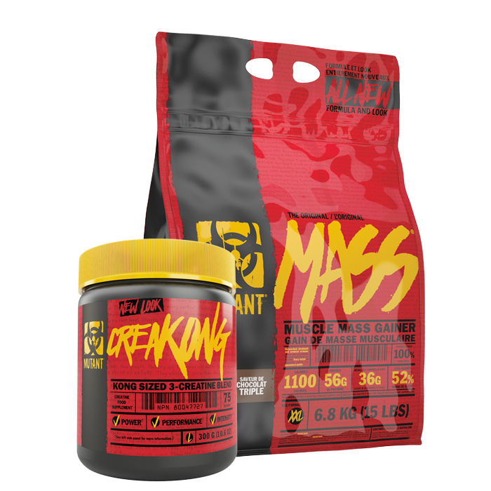 Mutant Mass NO 6.8kg + CreaKong, 300g