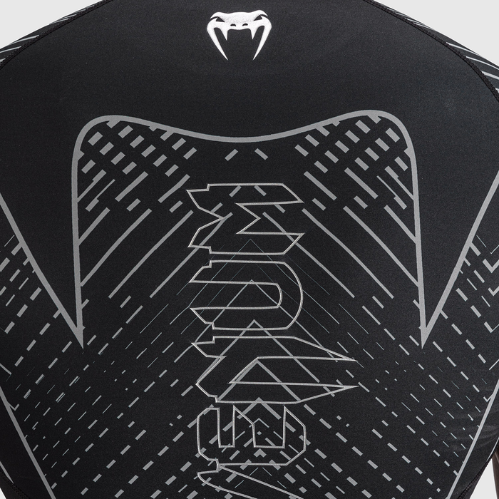 Venum Midnight Fury Kortermet Rashguard Svart Gr&aring; S&oslash;lv