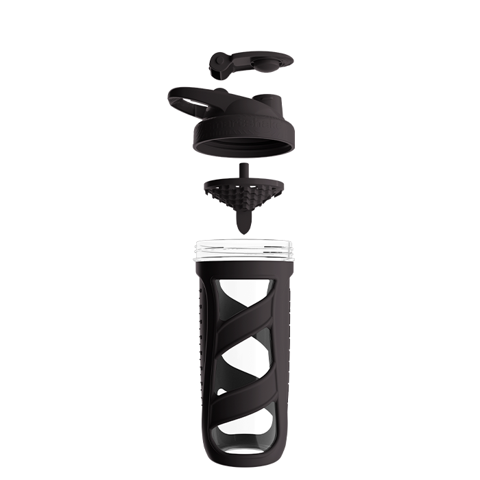 Reforce Glass Shaker Svart 700 ml