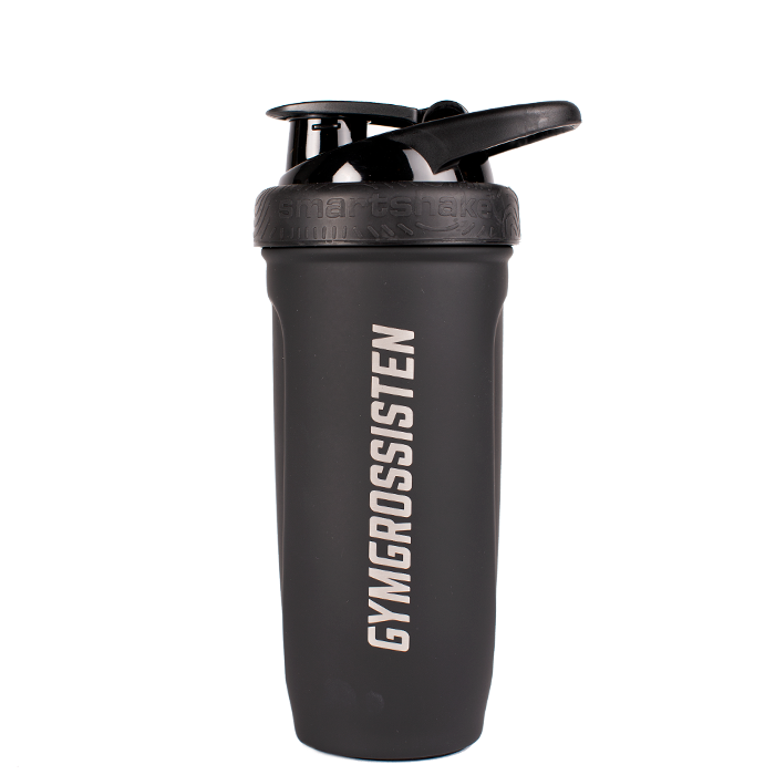 Gymgrossisten Stainless Steel Shaker, Black, 900ml