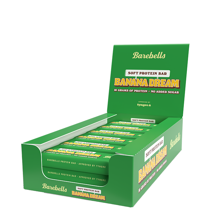 12 x Barebells Soft Protein Bar 55 g Banana Dream
