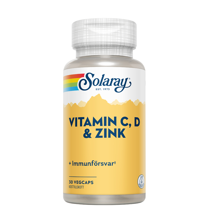 Vitamin C D Zink 30 kapsler