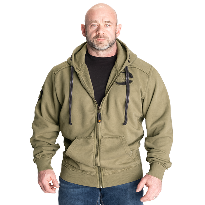 Pro Gym Hoodie Acid Wash Grønn
