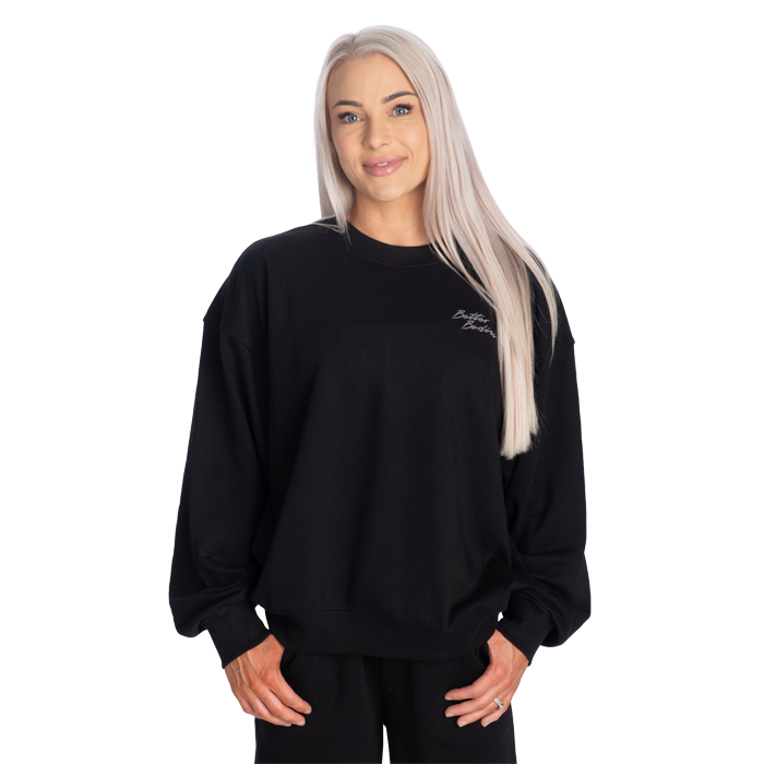 Oversized Genser Svart