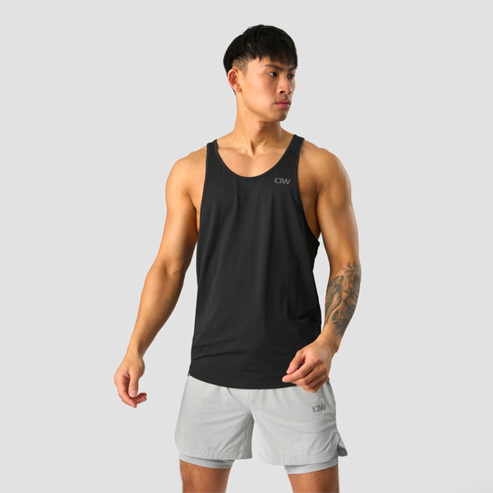 Stride Stringer Top, Black