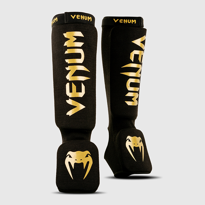 Venum Kontact Shin Guards Black/Gold