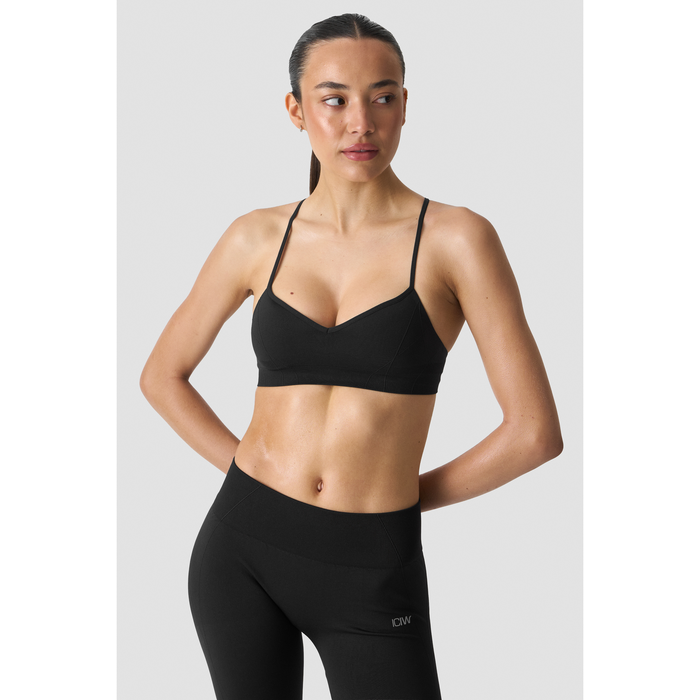 Shape Sports-BH med Tynne Stropper Svart