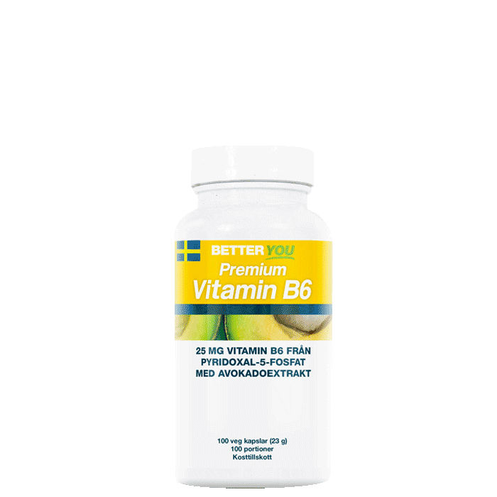 Premium Vitamin B6 100 kapsler