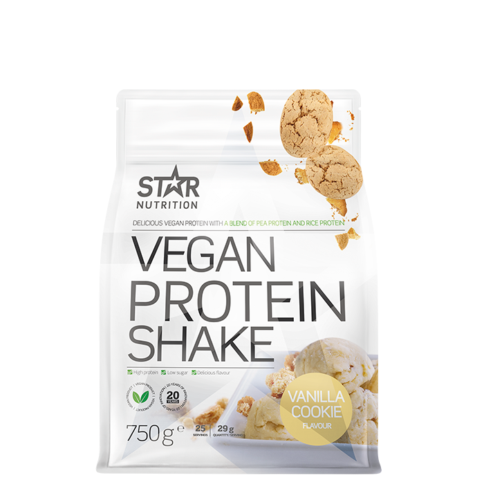 Vegan Protein Shake Vegansk Proteinpulver 750 g vanilla_cookie