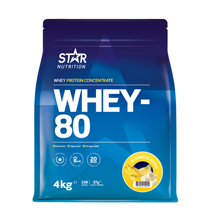 Whey-80 Myseprotein 4 kg