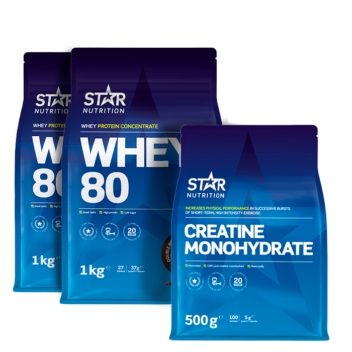 2 x Whey-80 + Kreatin