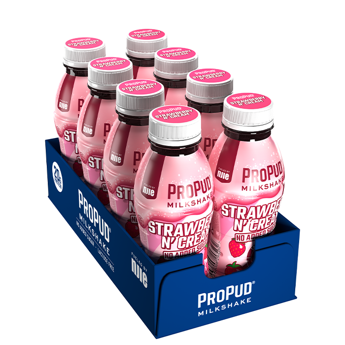 Bilde av 8 X Propud Protein Milkshake, 330 Ml, Strawberry