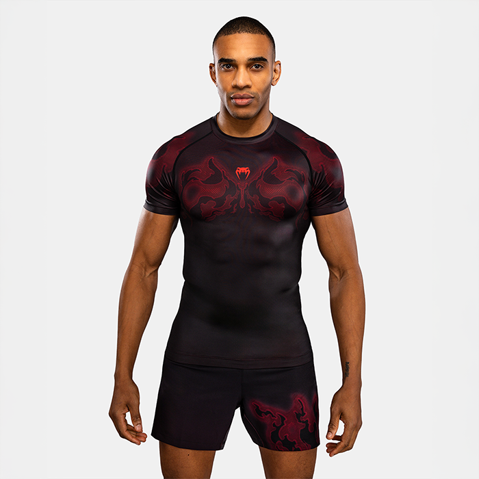 Venum Spectre Kortermet Rashguard Svart Rød