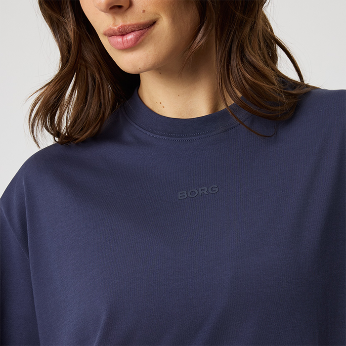 Studio Oversized T‑skjorte Gr&aring;