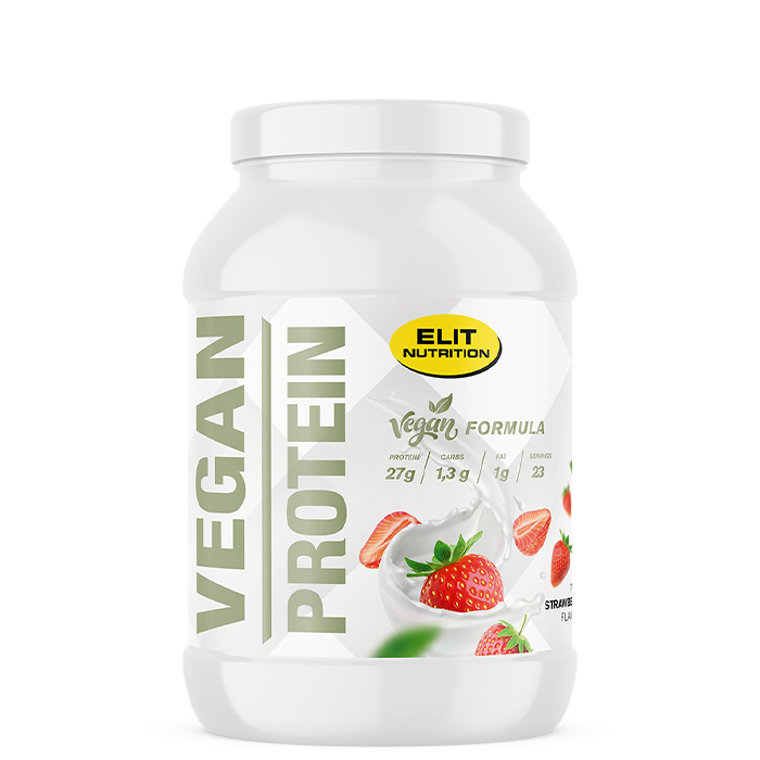 ELIT VEGAN Protein Laktosefritt proteinpulver 750 g strawberry
