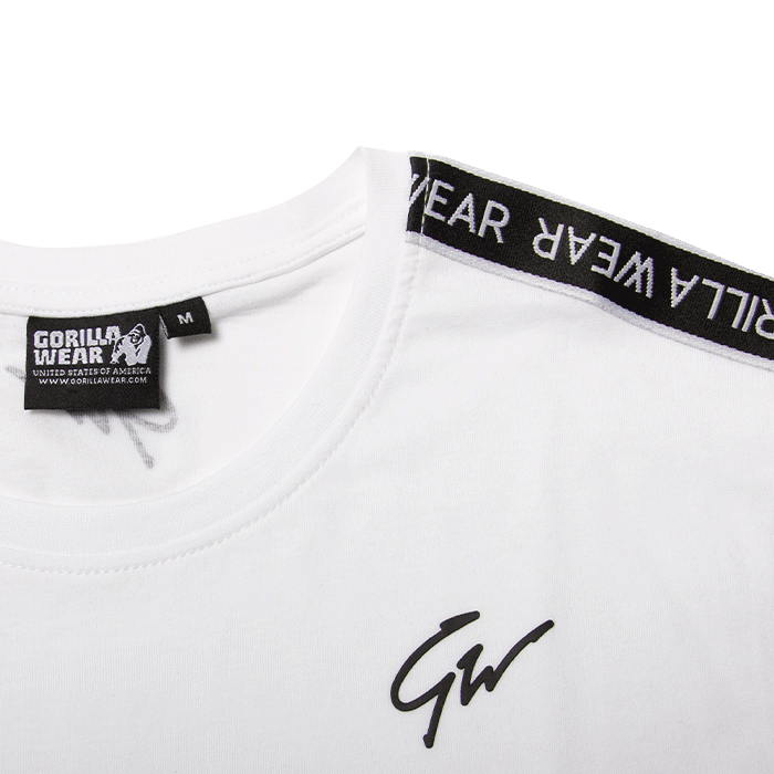 Chester T-Shirt, White/Black