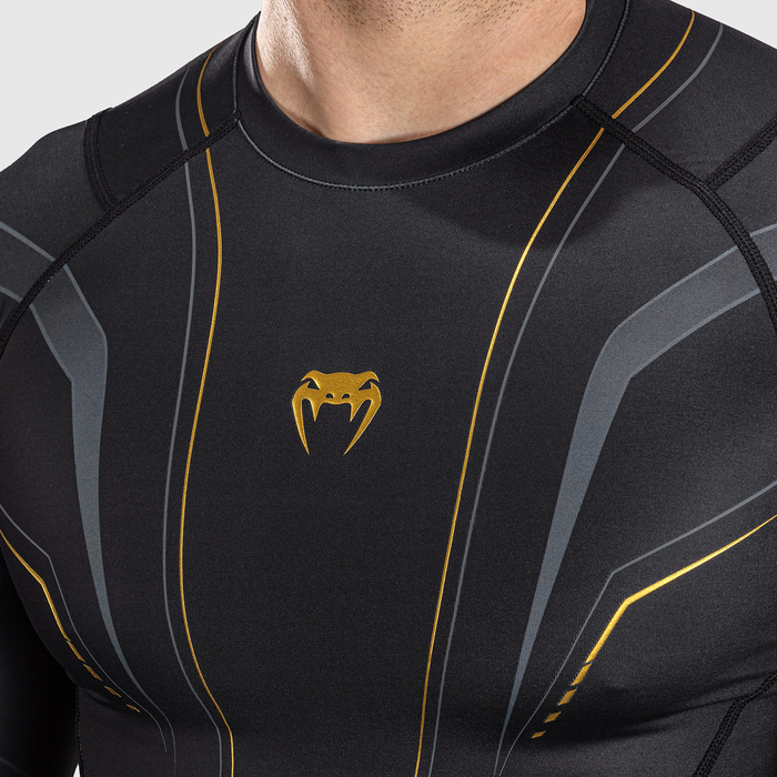 Venum Streamline Langermet Rashguard Svart Gull
