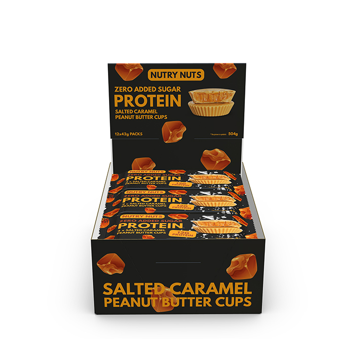 L&aring;da Nutry Nuts Protein Peanut Butter Cups 42 g salted_caramel