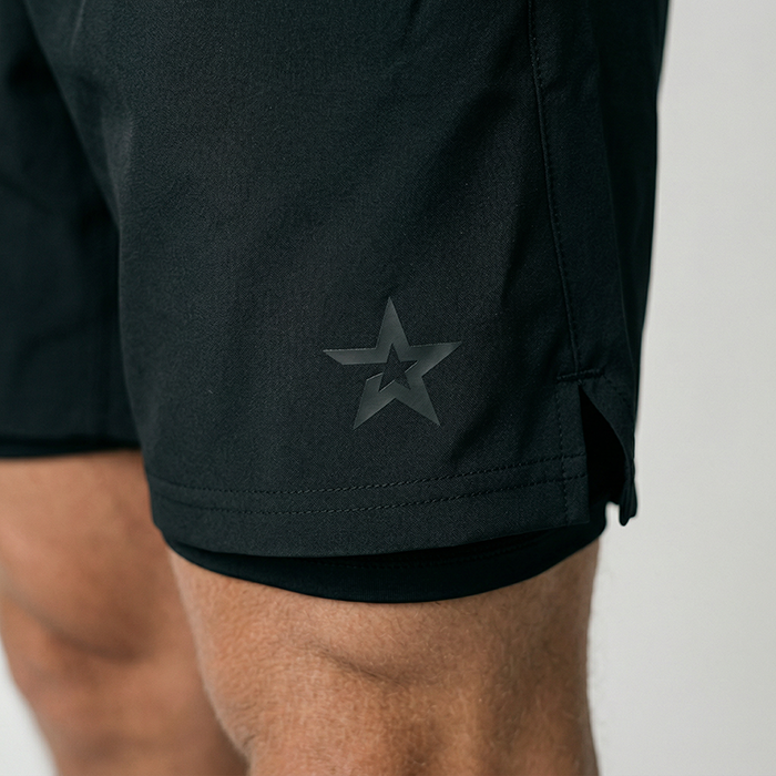 Star 2-i-1 Shorts Svart
