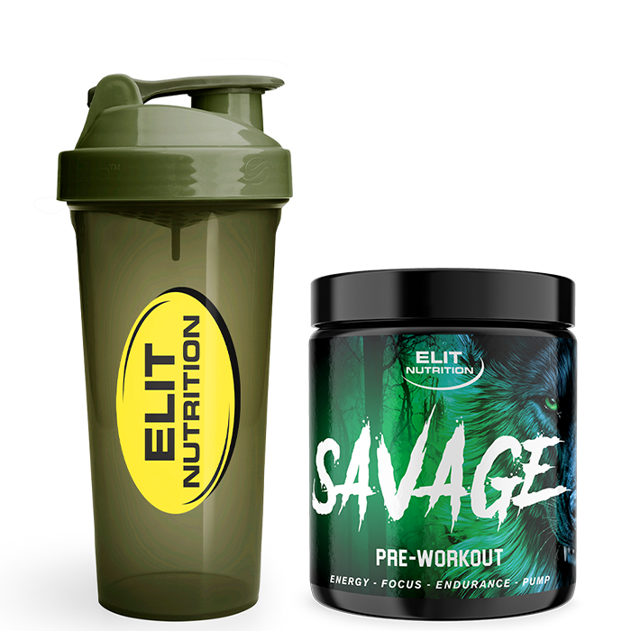 Bilde av Elit Savage Pwo 300 G + Elit Nutrition Smart Shaker 800 Ml