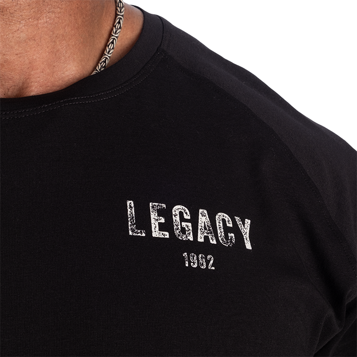 1982 Raglan T‑Skjorte Svart Beige