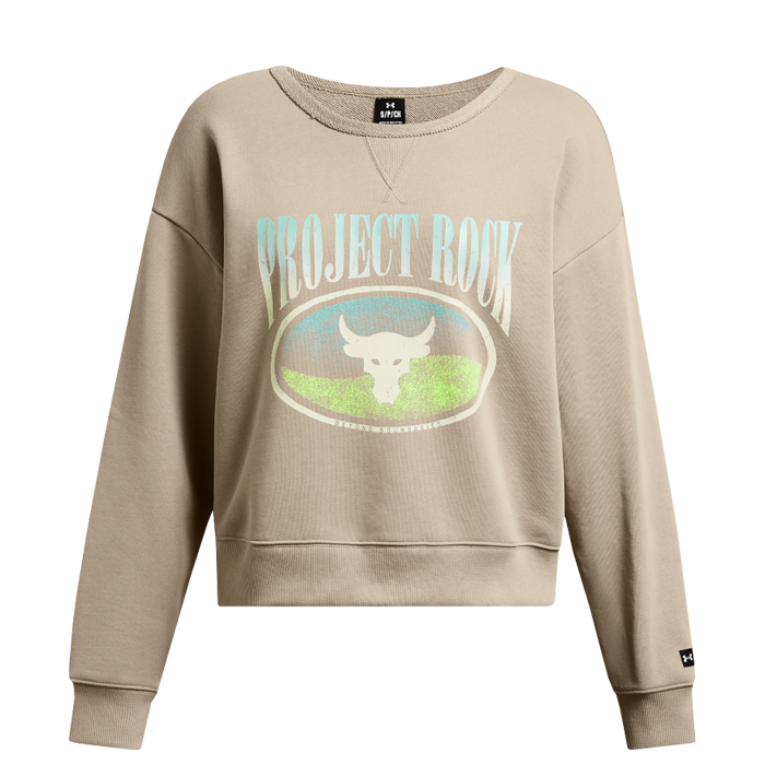 Project Rock HW Terry Longsleeve, Taupe